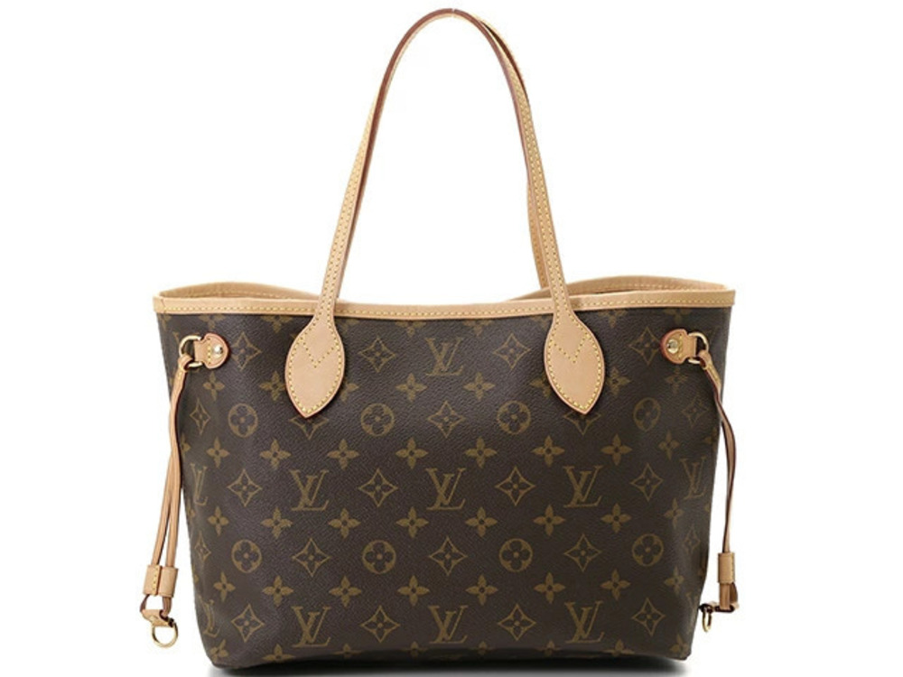 Louis Vuitton Neverfull Monogram Tote Bag Brown